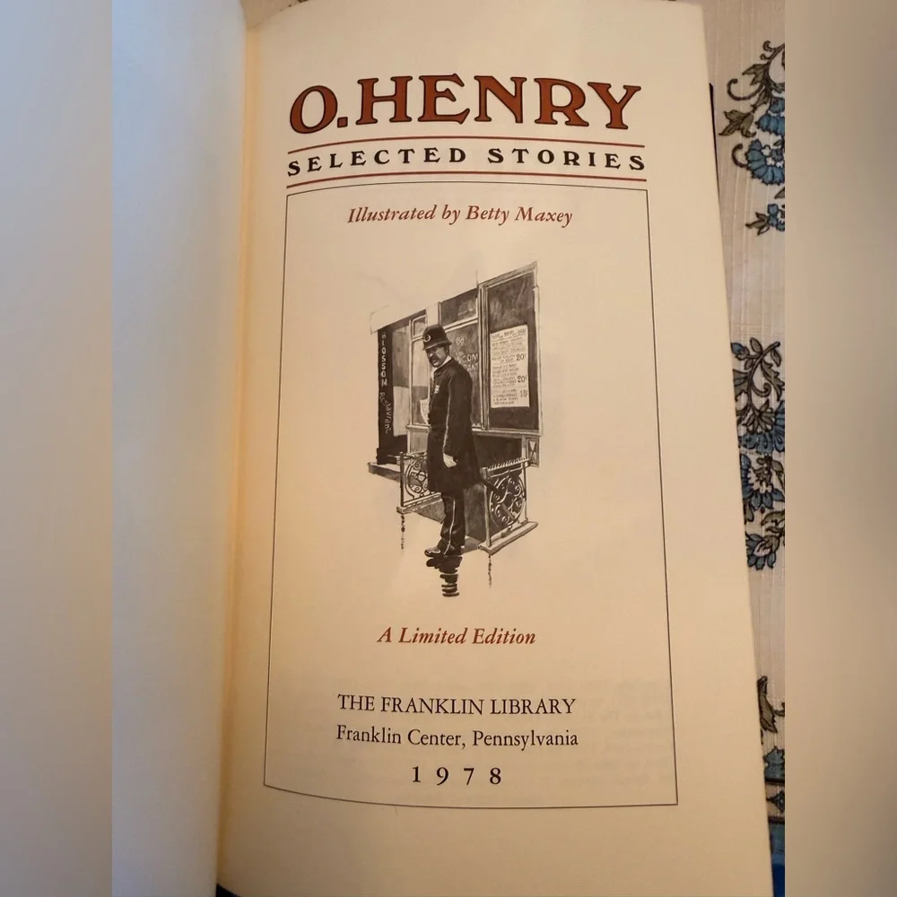 O. Henry: Short Stories - Franklin Library Genuine Leather Bound (1978)